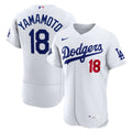 Los Angeles Dodgers Nike White Authentic MLB baseball jersey