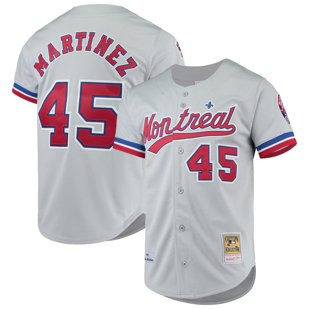Montreal Expos Mitchell & Ness Gray Authentic MLB baseball jersey