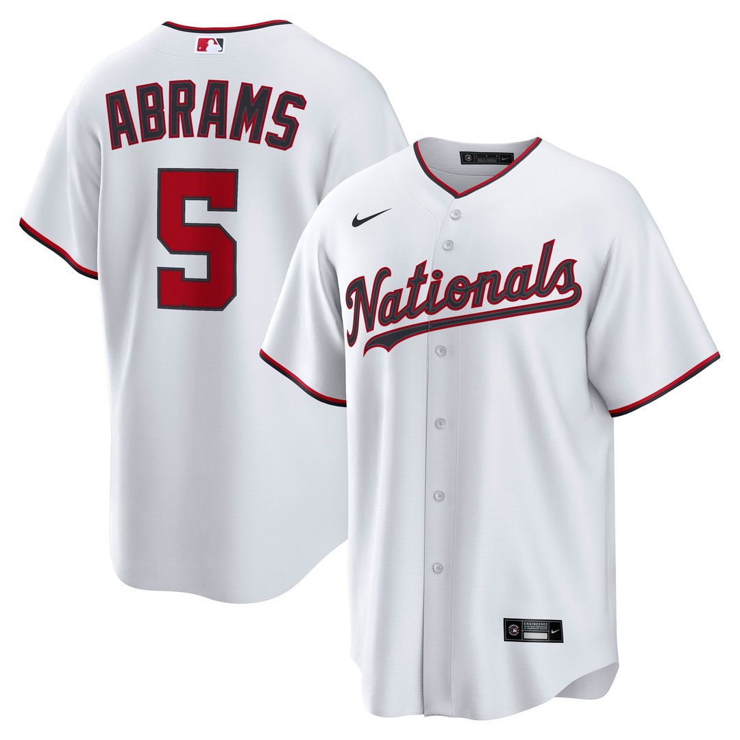 Washington Nationals Nike White Replica MLB baseball jersey