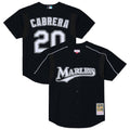 Florida Marlins Mitchell & Ness Black MLB baseball jersey