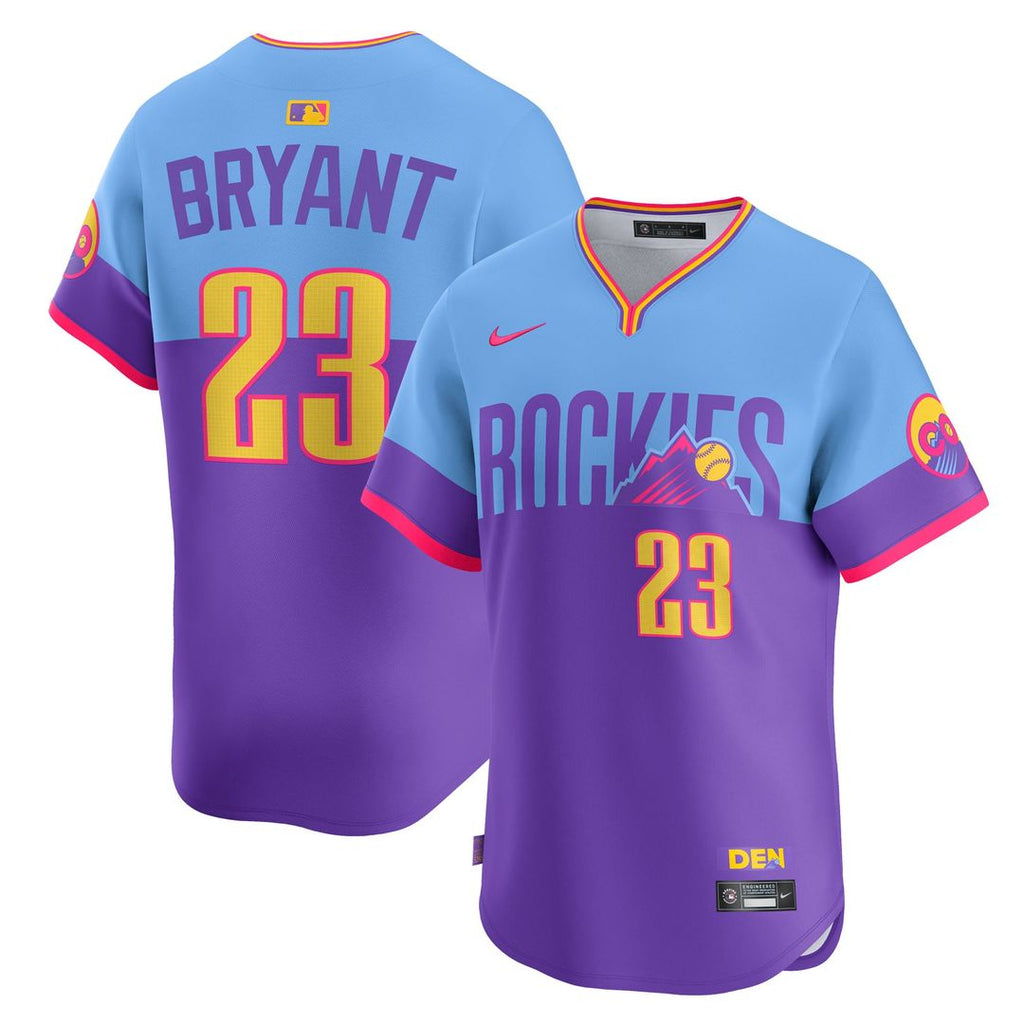 Colorado Rockies Nike Blue MLB baseball jersey