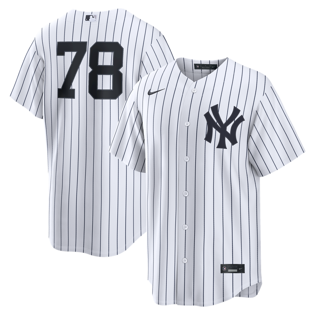 New York Yankees Nike White Replica MLB baseball jersey