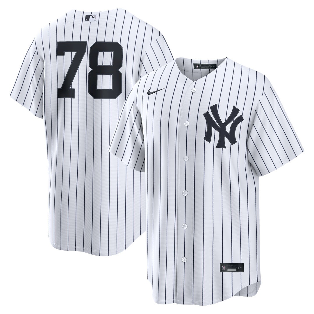 New York Yankees Nike White Replica MLB baseball jersey