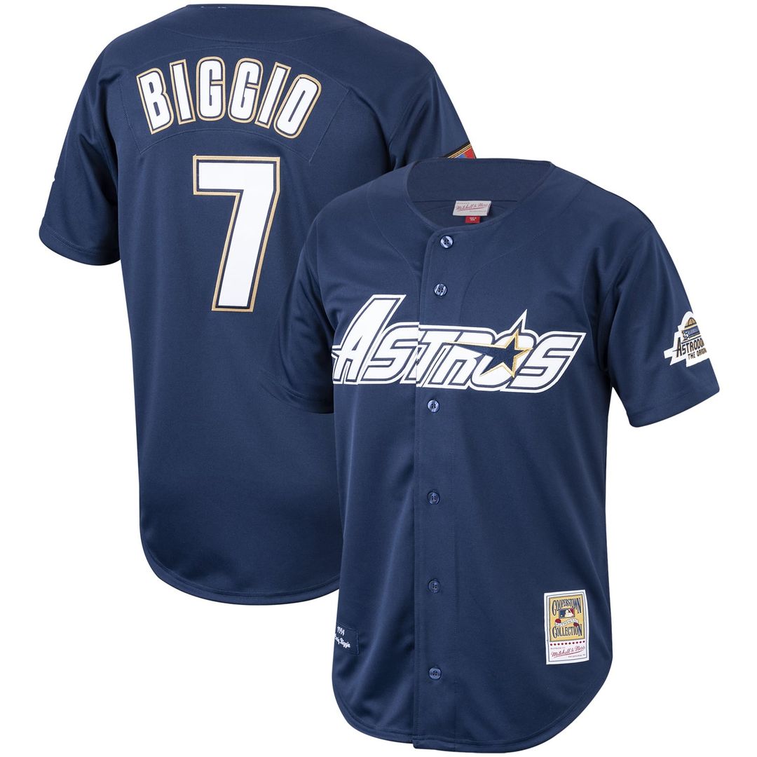 Houston Astros Mitchell & Ness Navy Authentic MLB baseball jersey