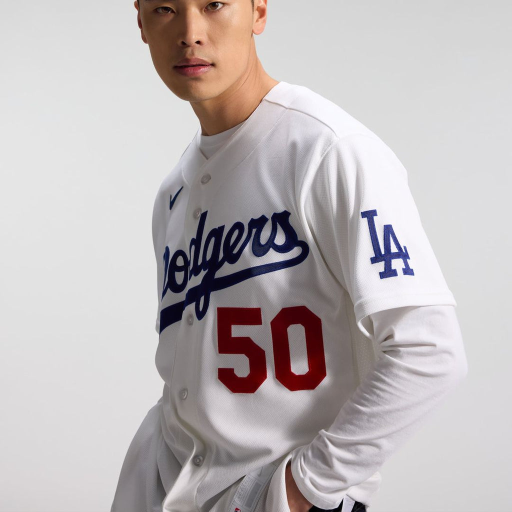 Los Angeles Dodgers Nike Replica Jersey White