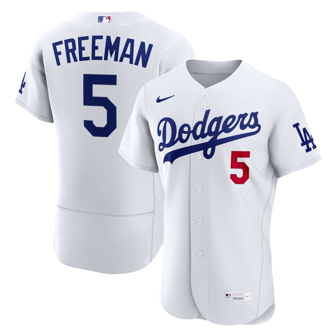 Los Angeles Dodgers Nike White Replica MLB baseball jersey