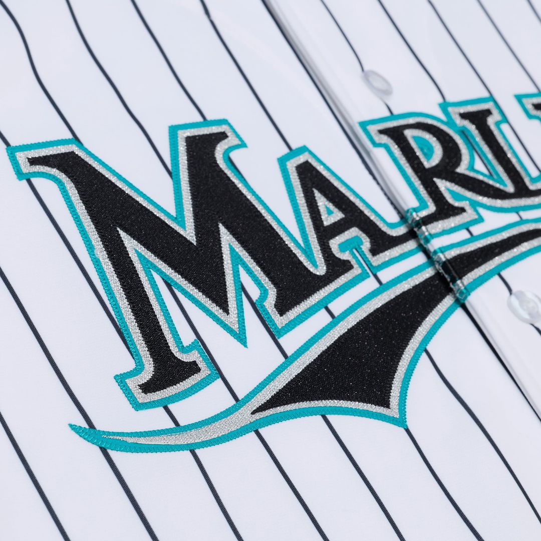 Florida Marlins Mitchell & Ness Authentic Jersey White
