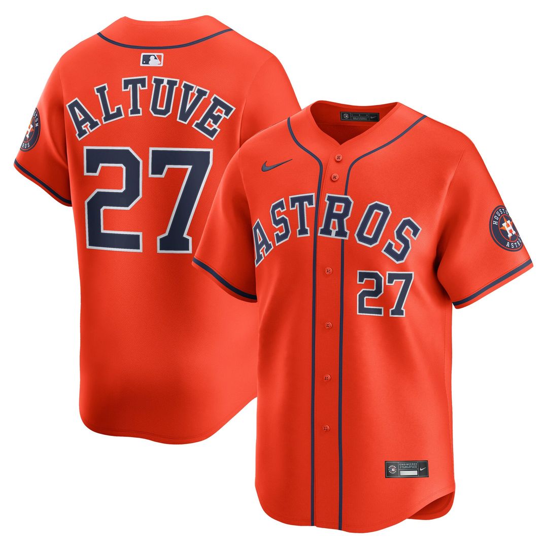 Houston Astros Nike Authentic Jersey Gray