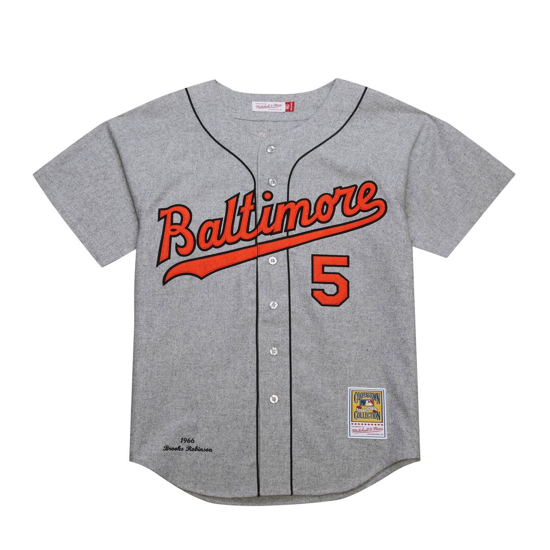 Baltimore Orioles Mitchell & Ness Authentic Jersey Gray