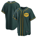 Australia National Team Nike Green Replica MLB baseball jersey
