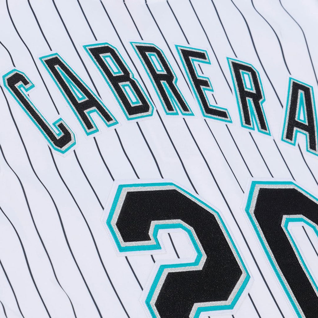 Florida Marlins Mitchell & Ness Authentic Jersey White