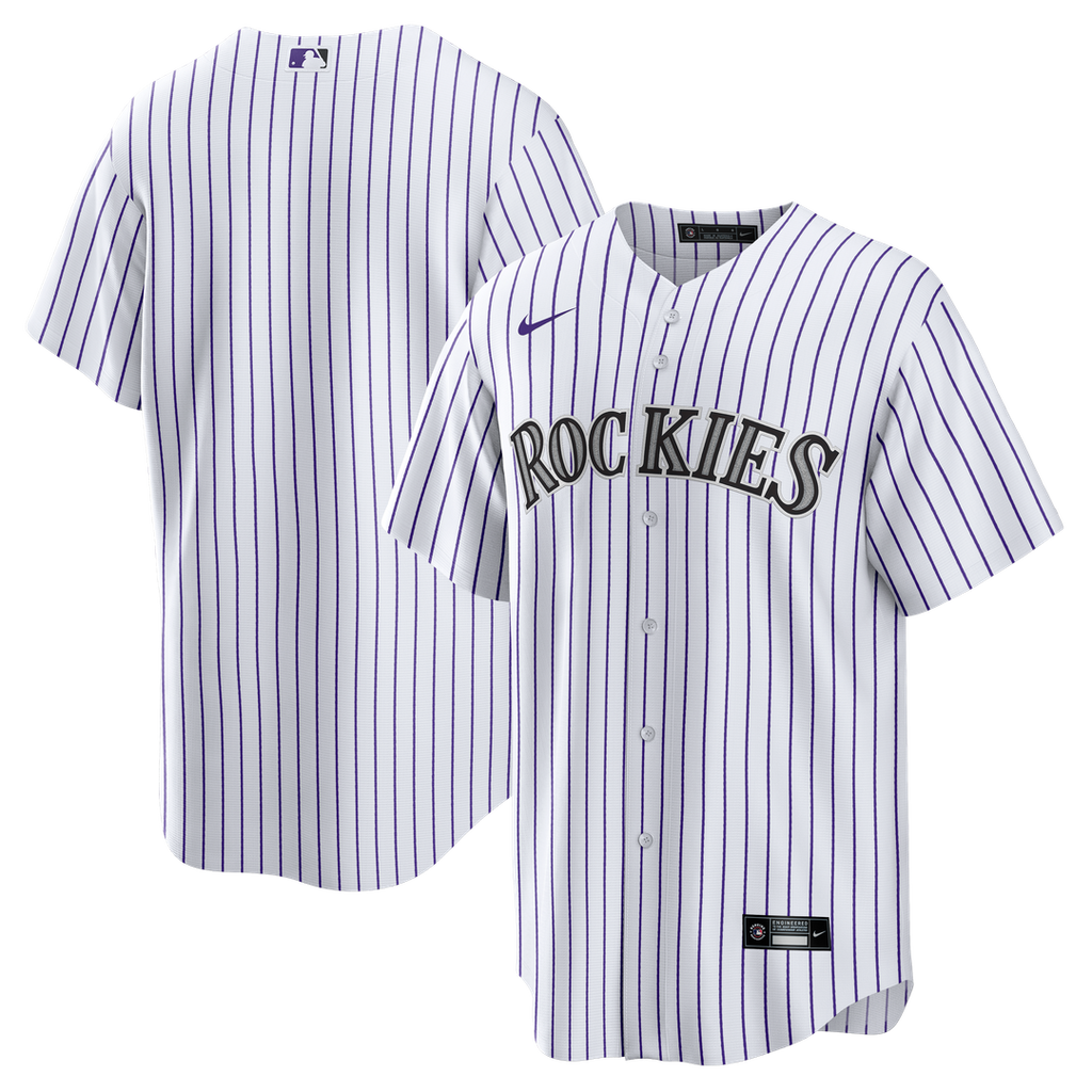 Colorado Rockies Nike White Replica MLB baseball jersey