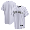 Colorado Rockies Nike White Replica MLB baseball jersey