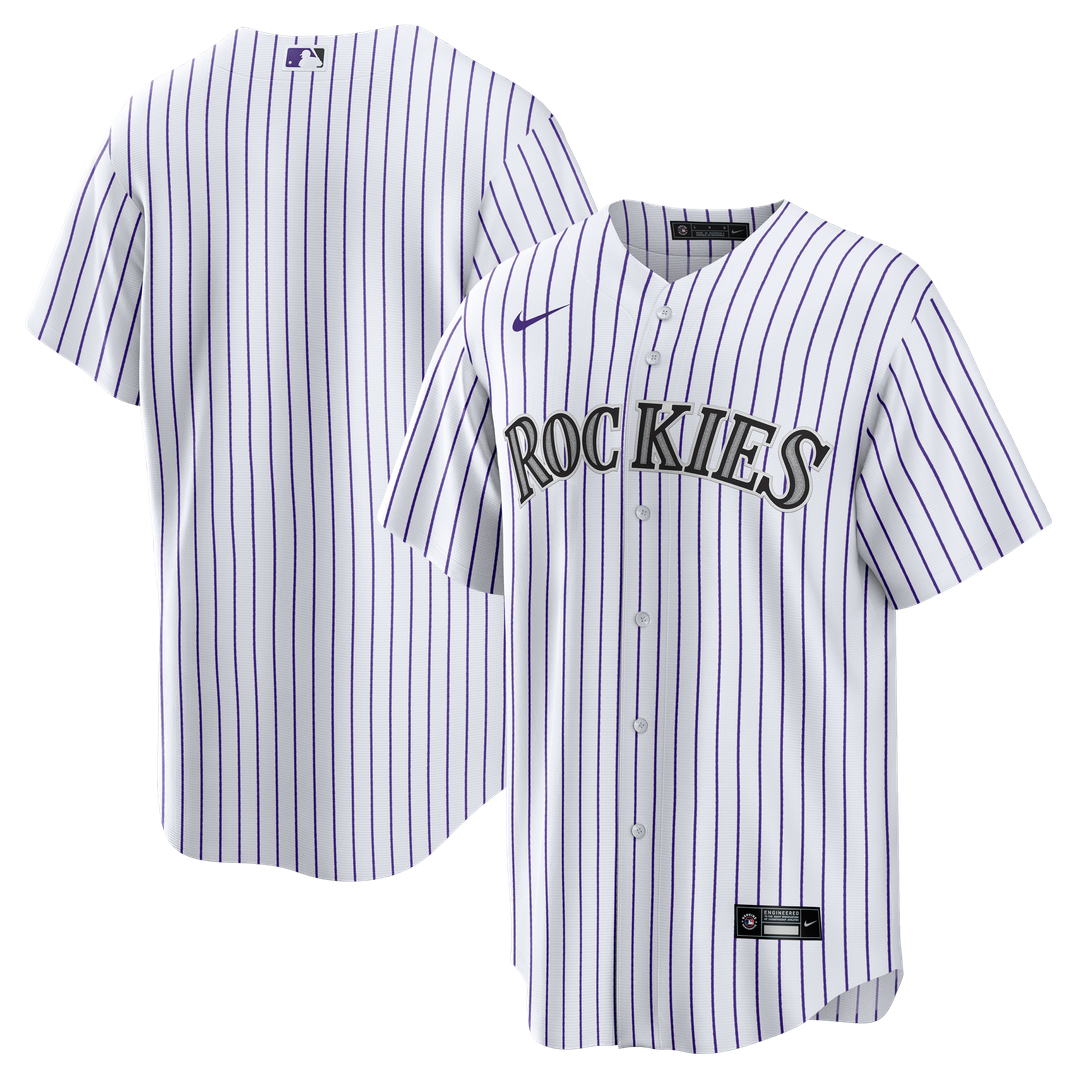 Colorado Rockies Nike White Replica MLB baseball jersey