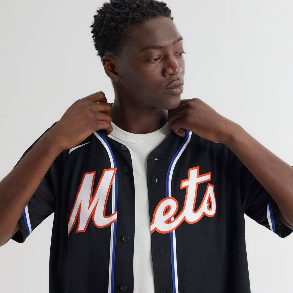 New York Mets Nike Replica Jersey Black