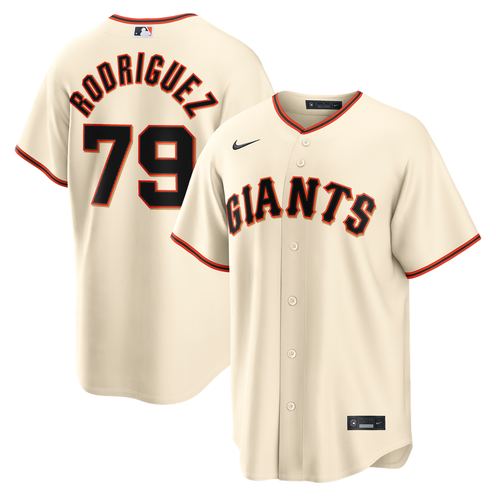 San Francisco Giants Nike Cream Replica MLB baseball jersey