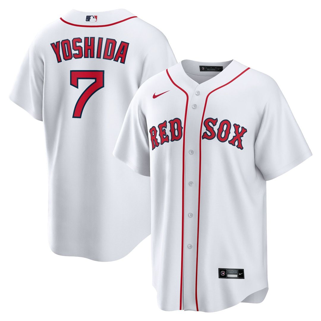 Boston Red Sox Nike White Replica MLB baseball jersey