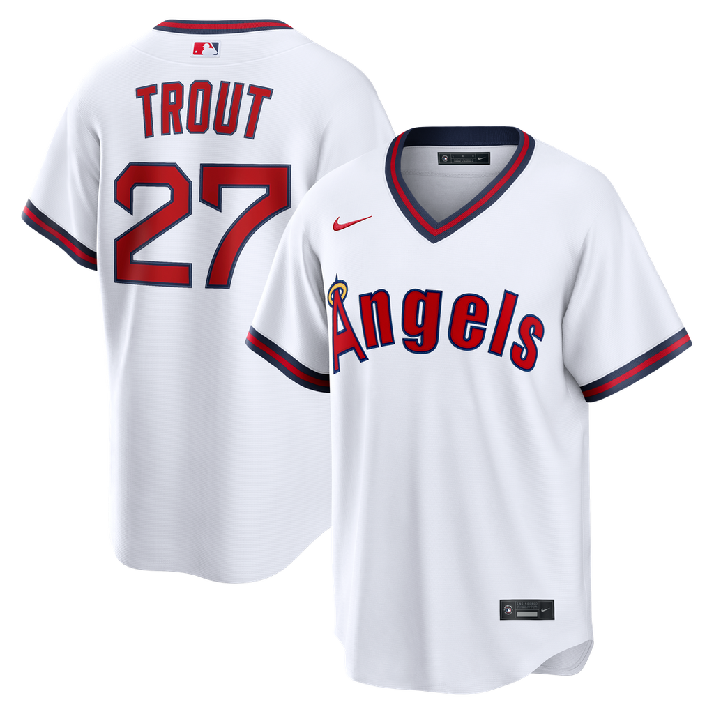 Los Angeles Angels Nike Replica Jersey White