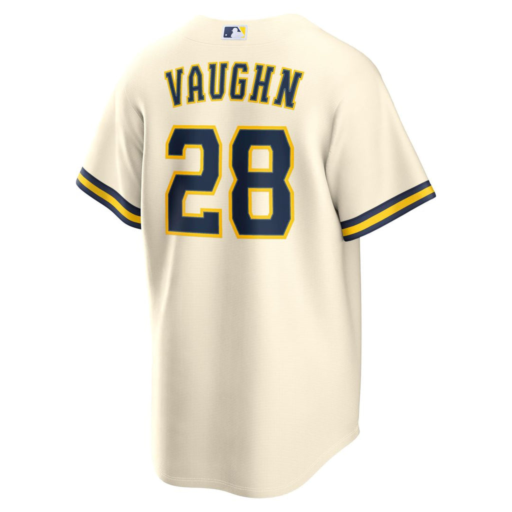 Milwaukee Brewers Nike Replica Jersey Cream
