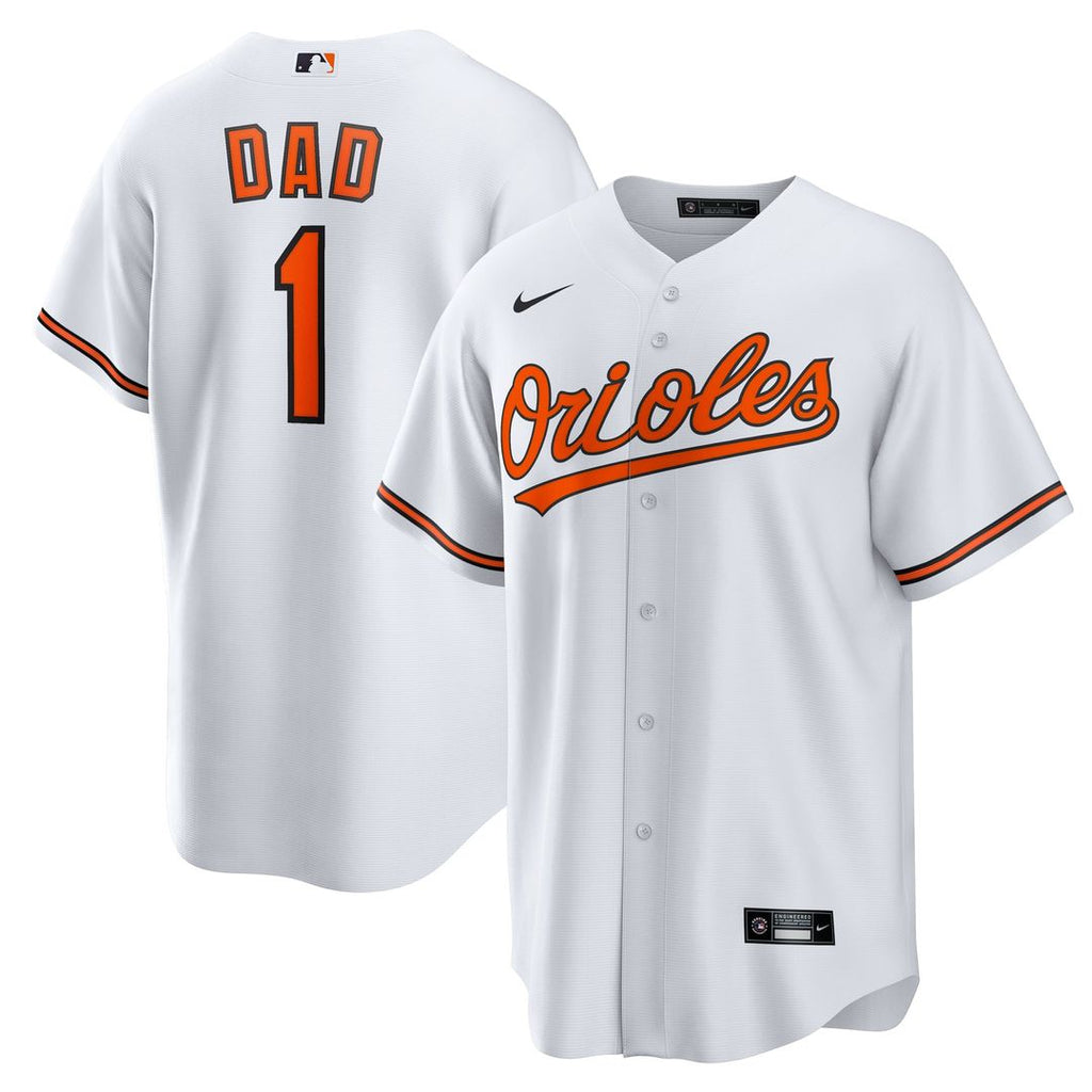 Baltimore Orioles Nike White Replica MLB baseball jersey