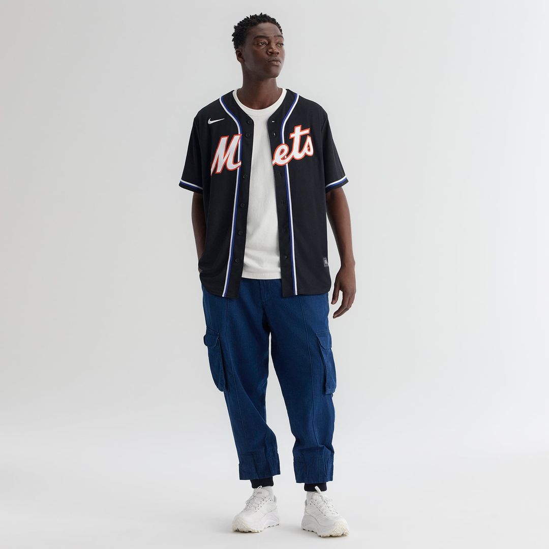 New York Mets Nike Replica Jersey Black