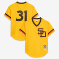 San Diego Padres Mitchell & Ness Gold Authentic MLB baseball jersey