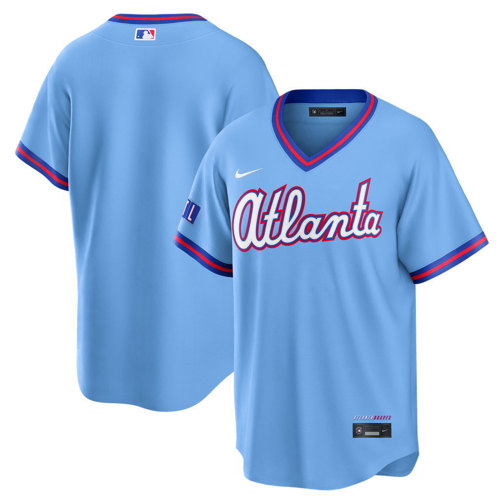 Atlanta Braves Nike Blue MLB baseball jersey