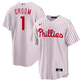 Philadelphia Phillies Nike White Replica MLB baseball jersey