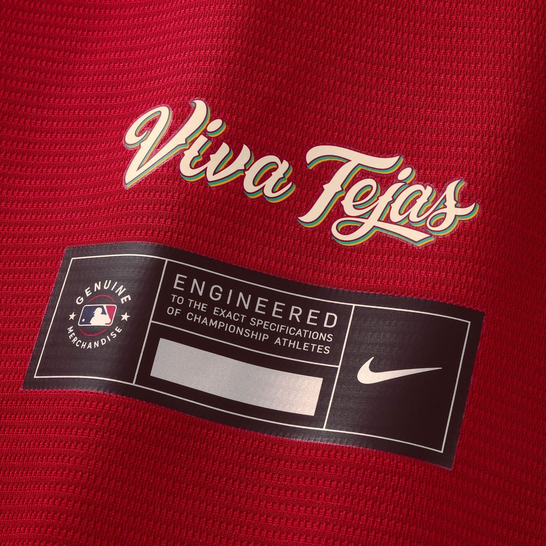 Texas Rangers Nike Jersey Red