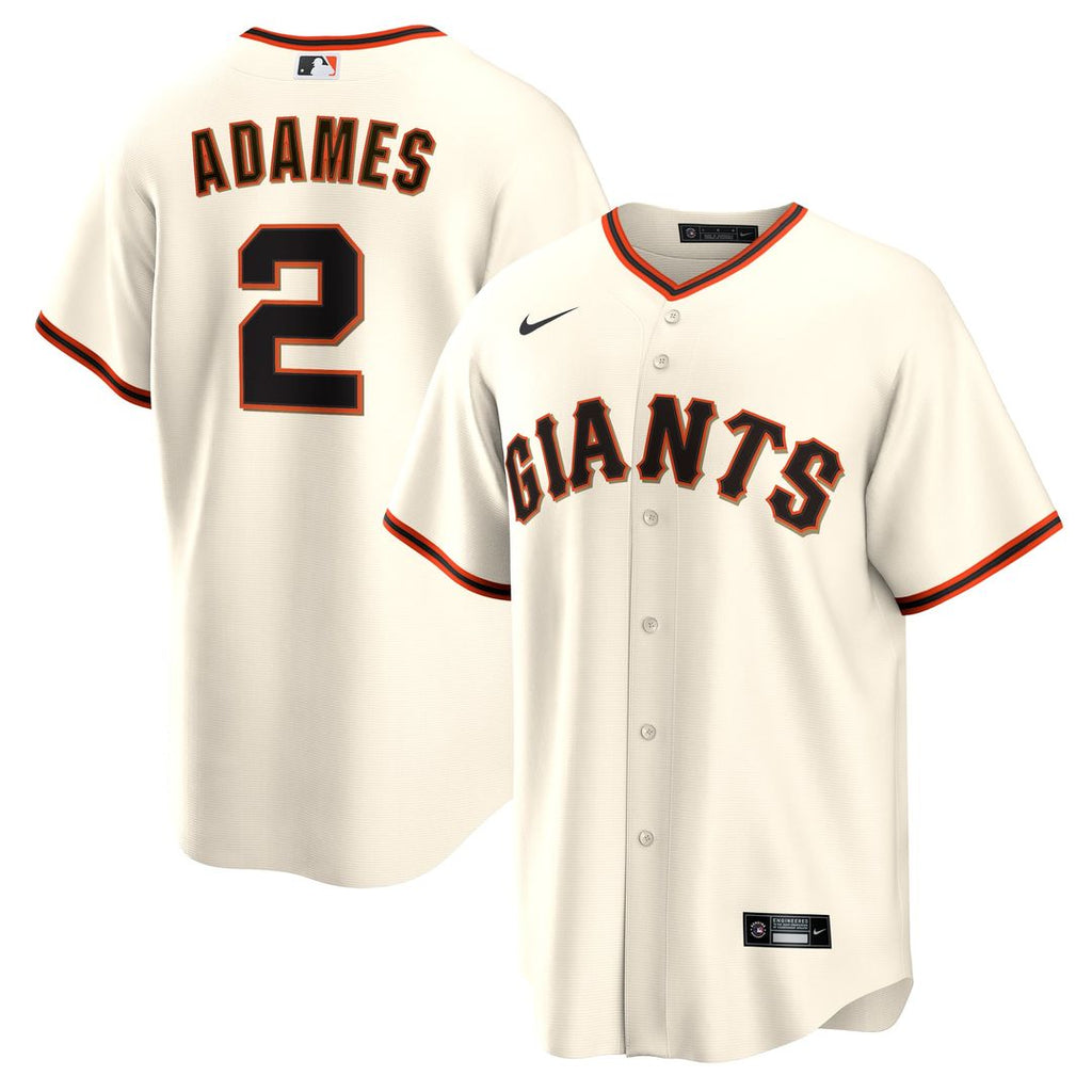 San Francisco Giants Nike Cream Replica MLB baseball jersey