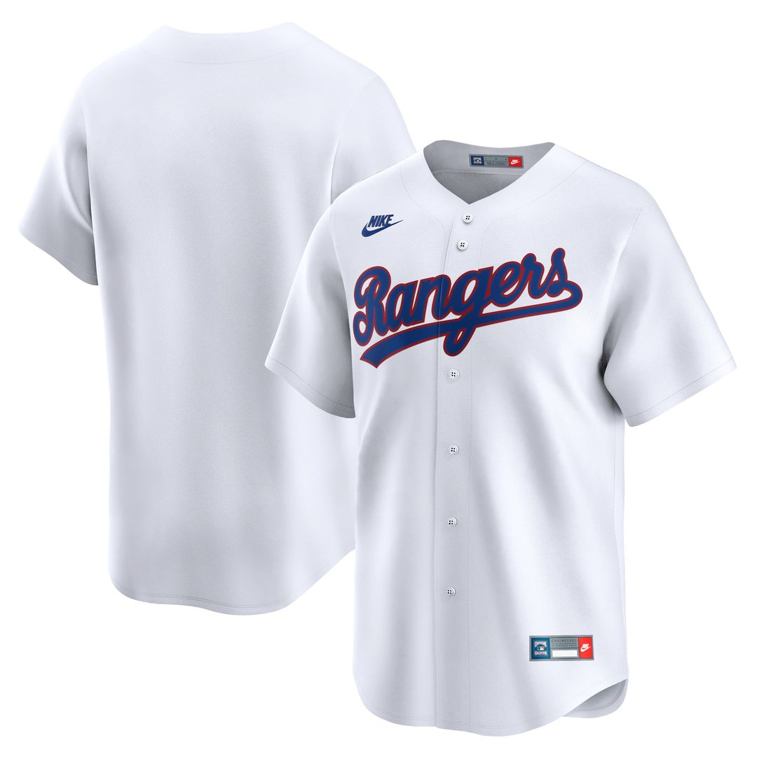 Texas Rangers Nike White MLB baseball jersey
