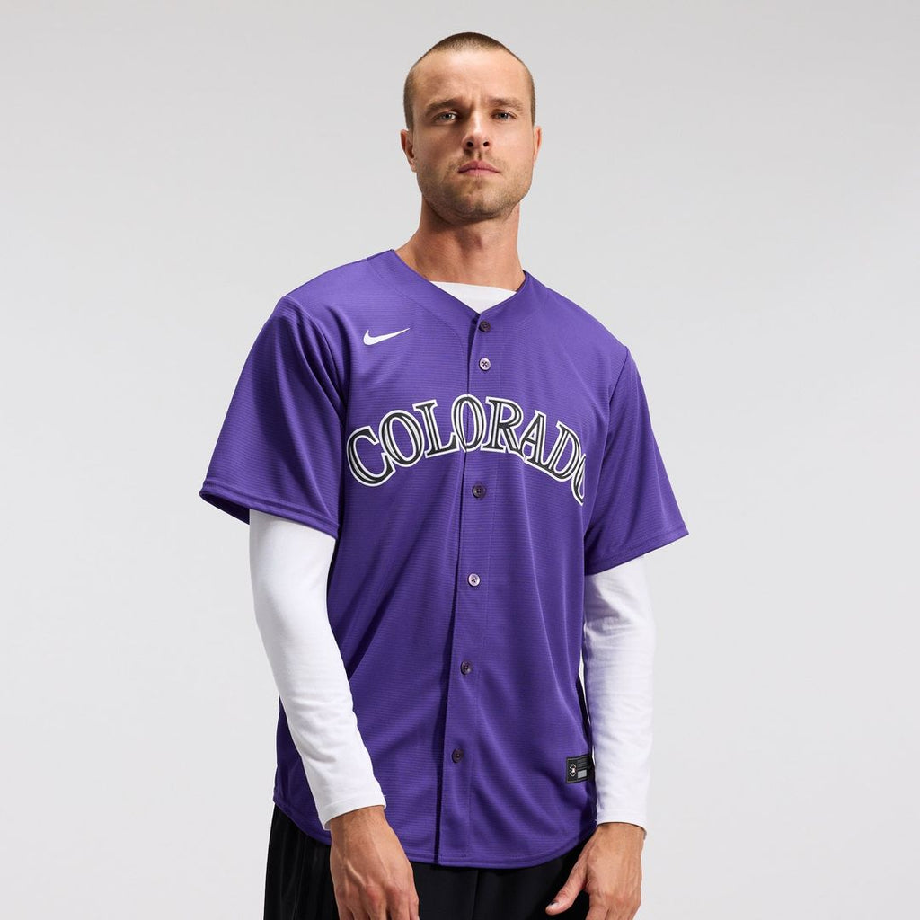 Colorado Rockies Nike Replica Jersey Purple