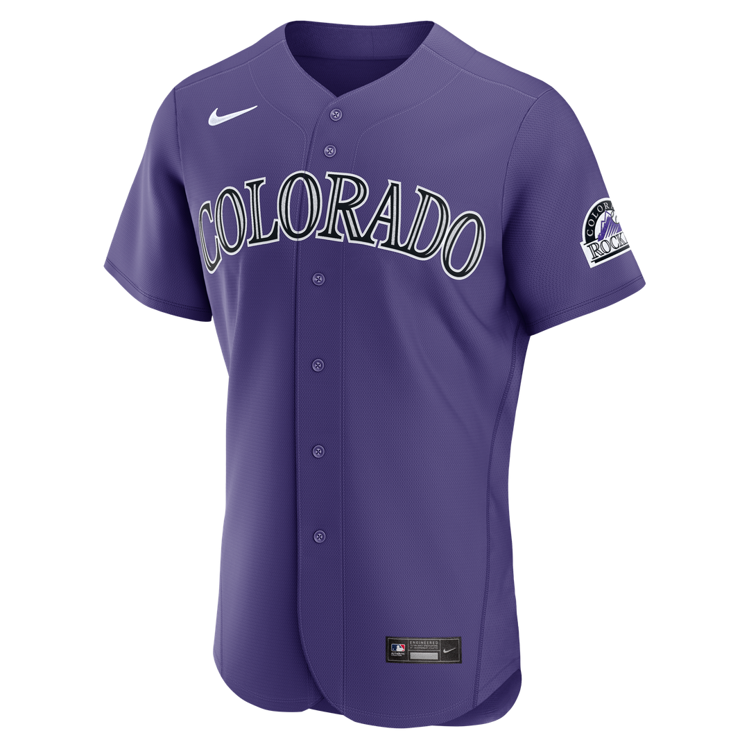 Colorado Rockies Nike Authentic Jersey Purple