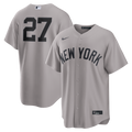 New York Yankees Nike Gray Replica MLB baseball jersey