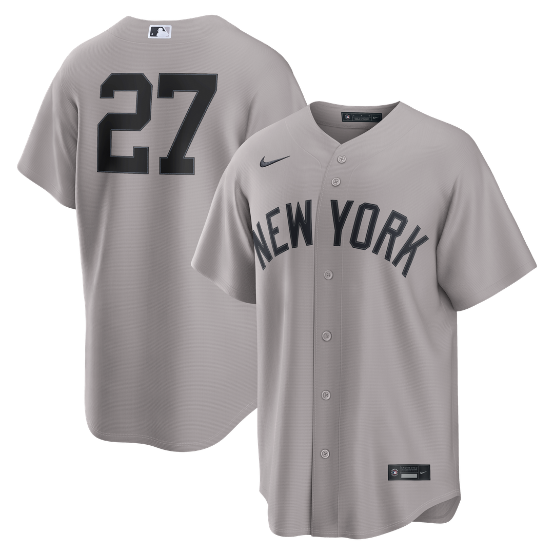 New York Yankees Nike Gray Replica MLB baseball jersey