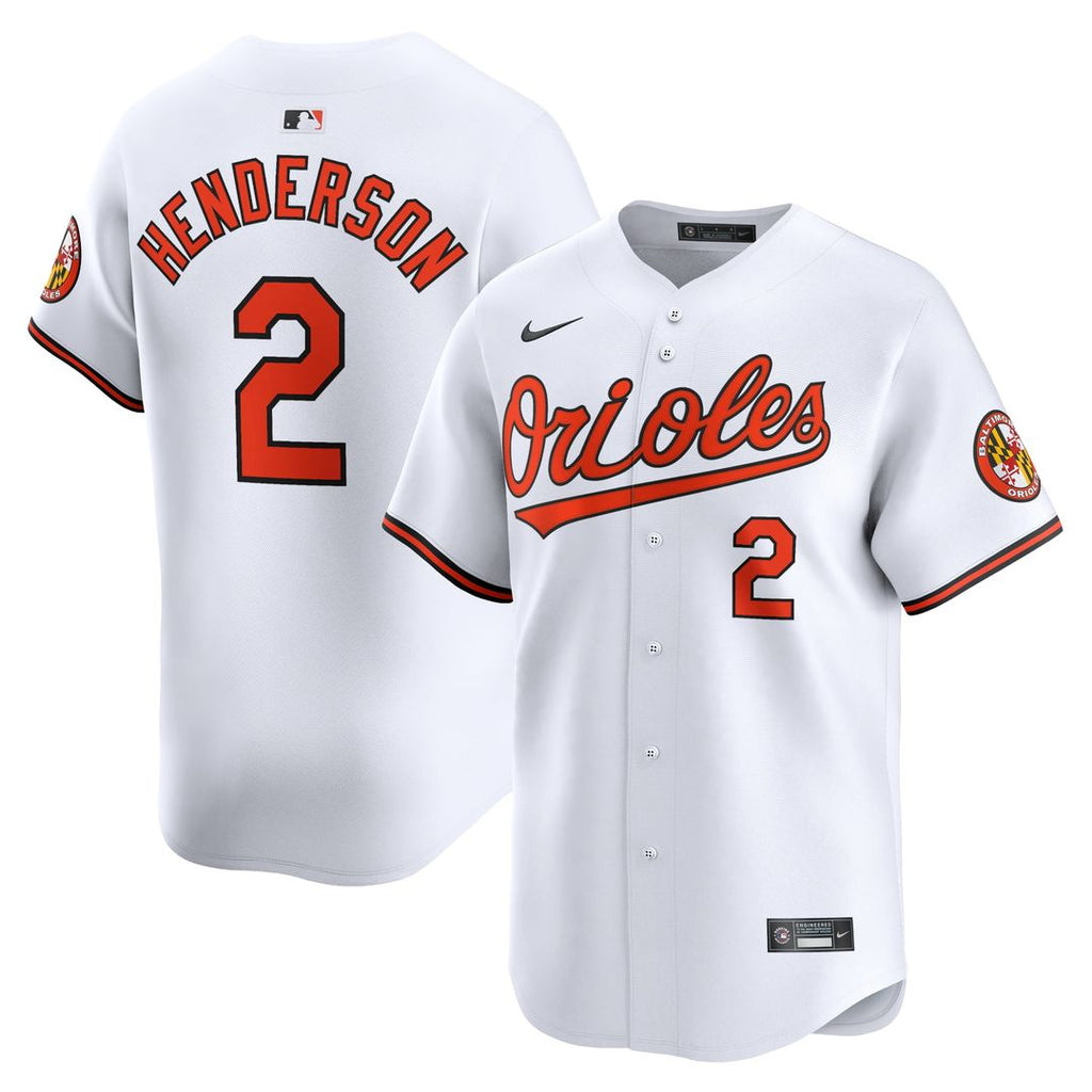 Baltimore Orioles Nike White MLB baseball jersey