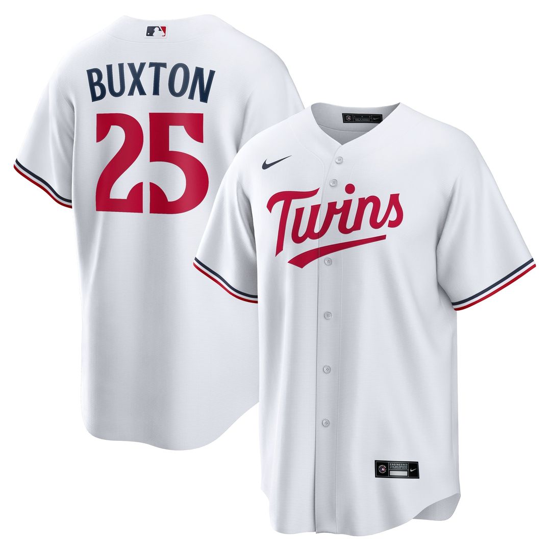 Minnesota Twins Nike White Replica MLB baseball jersey