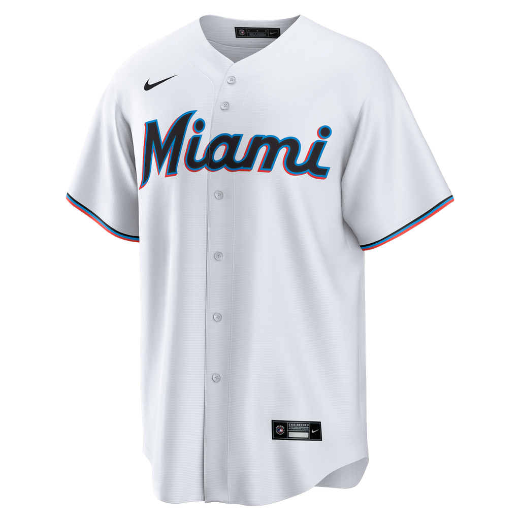 Miami Marlins Nike Replica Jersey White
