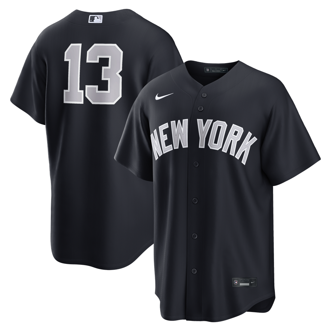 New York Yankees Nike Navy Replica MLB baseball jersey