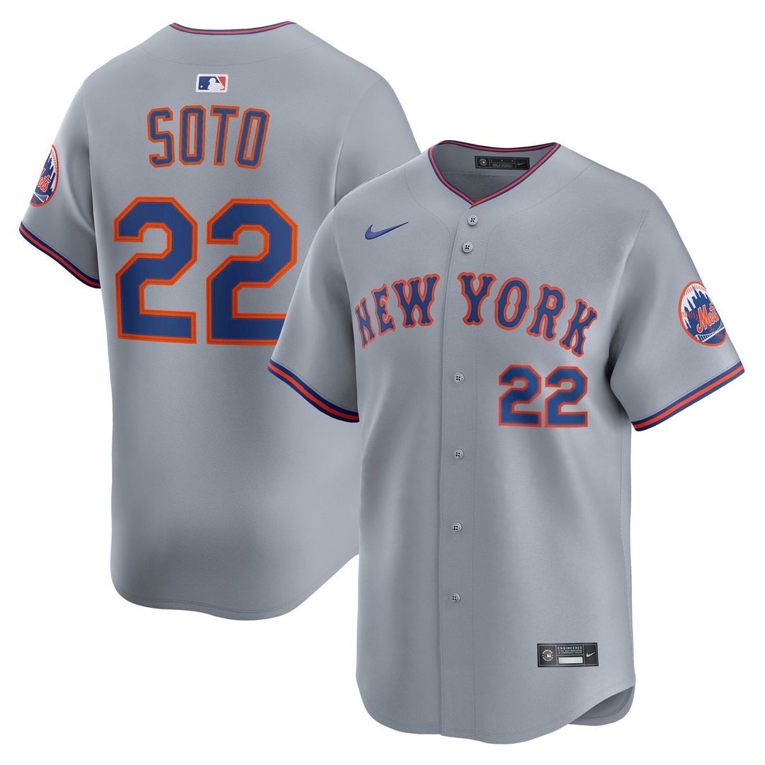 New York Mets Nike Authentic Jersey Gray
