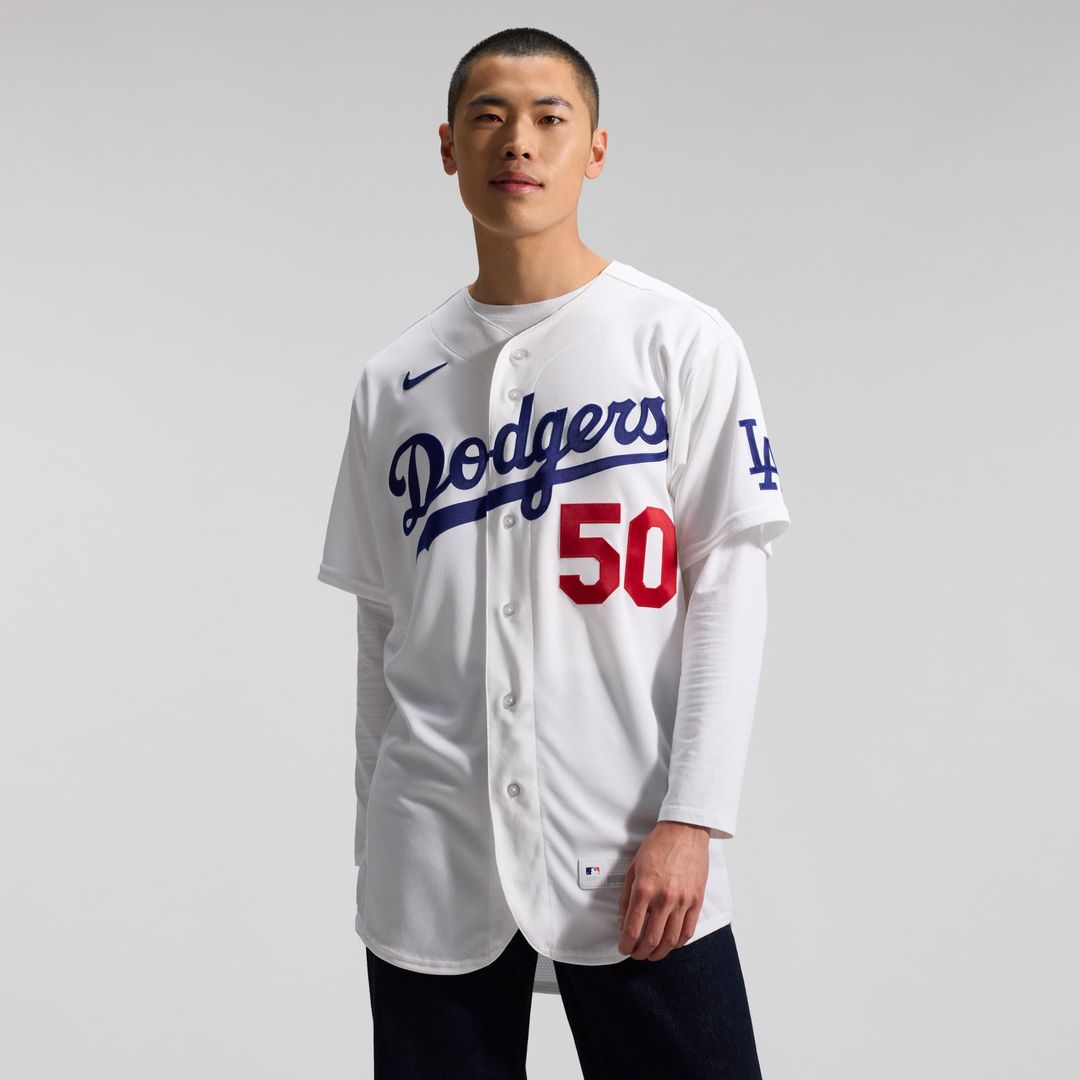 Los Angeles Dodgers Nike Replica Jersey White