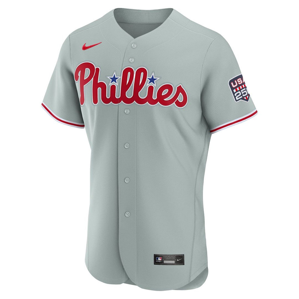 Philadelphia Phillies Nike Authentic Jersey Gray