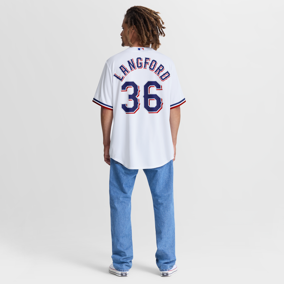 Texas Rangers Nike Replica Jersey White