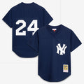 New York Yankees Mitchell & Ness Navy MLB baseball jersey