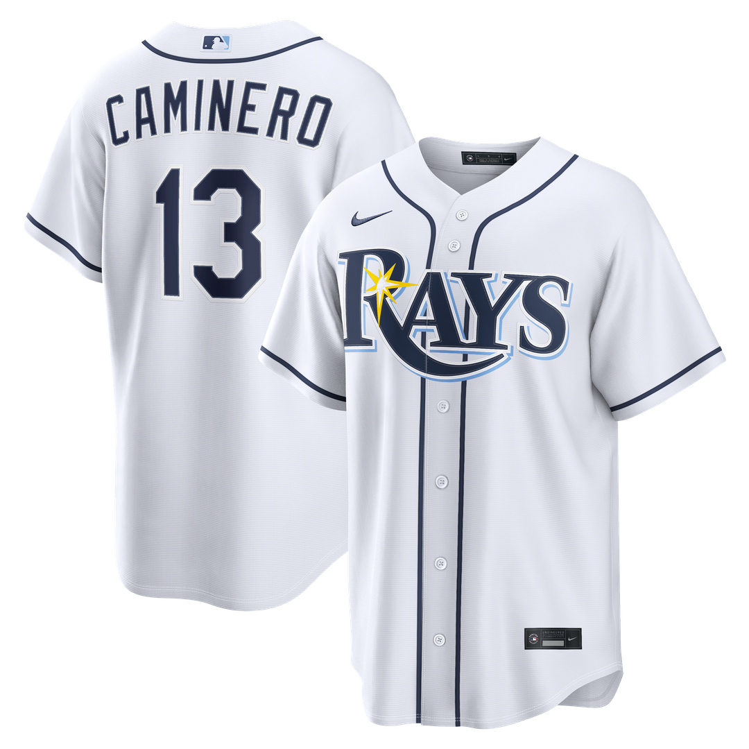 Tampa Bay Rays Nike White Replica MLB baseball jersey