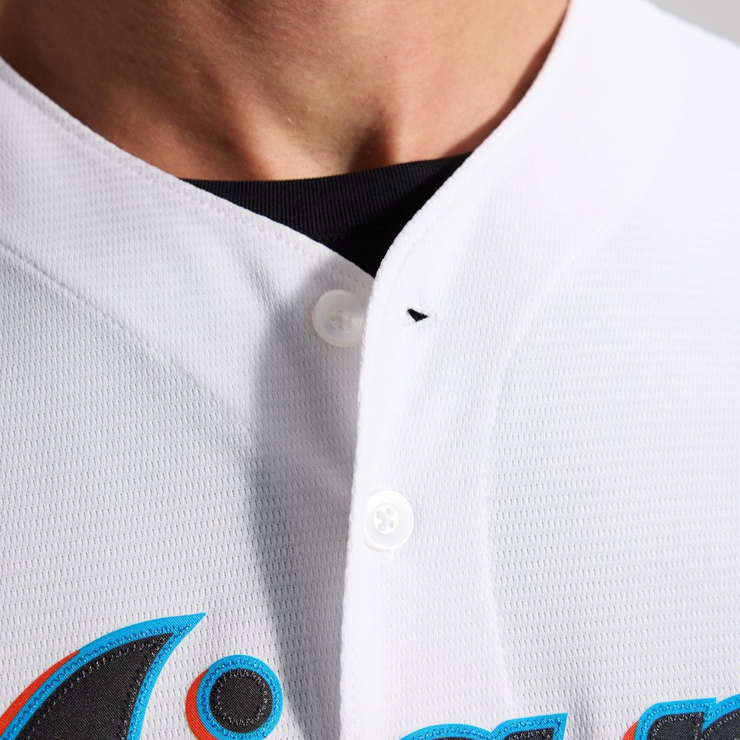Miami Marlins Nike Replica Jersey White