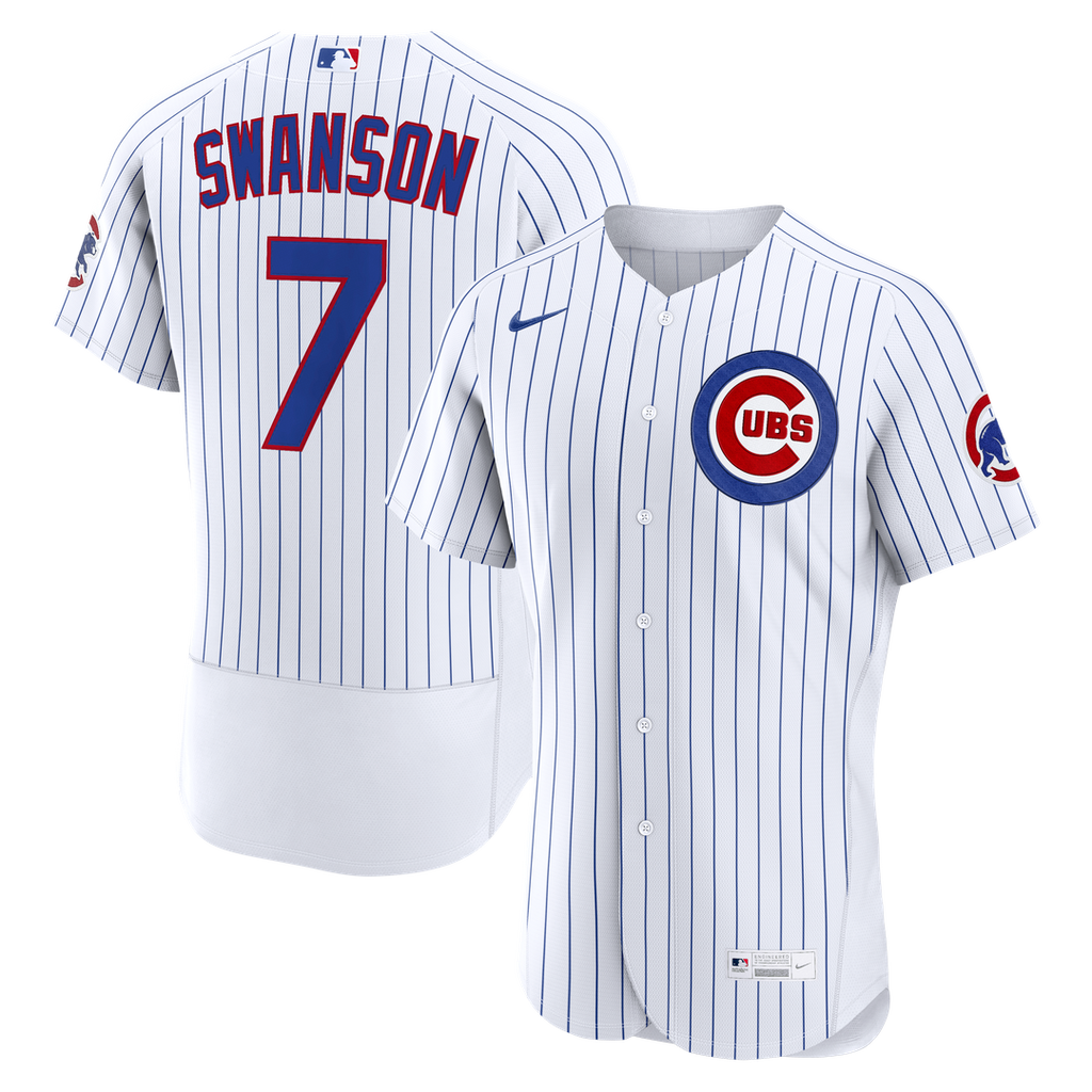 Chicago Cubs Nike White Authentic MLB baseball jersey