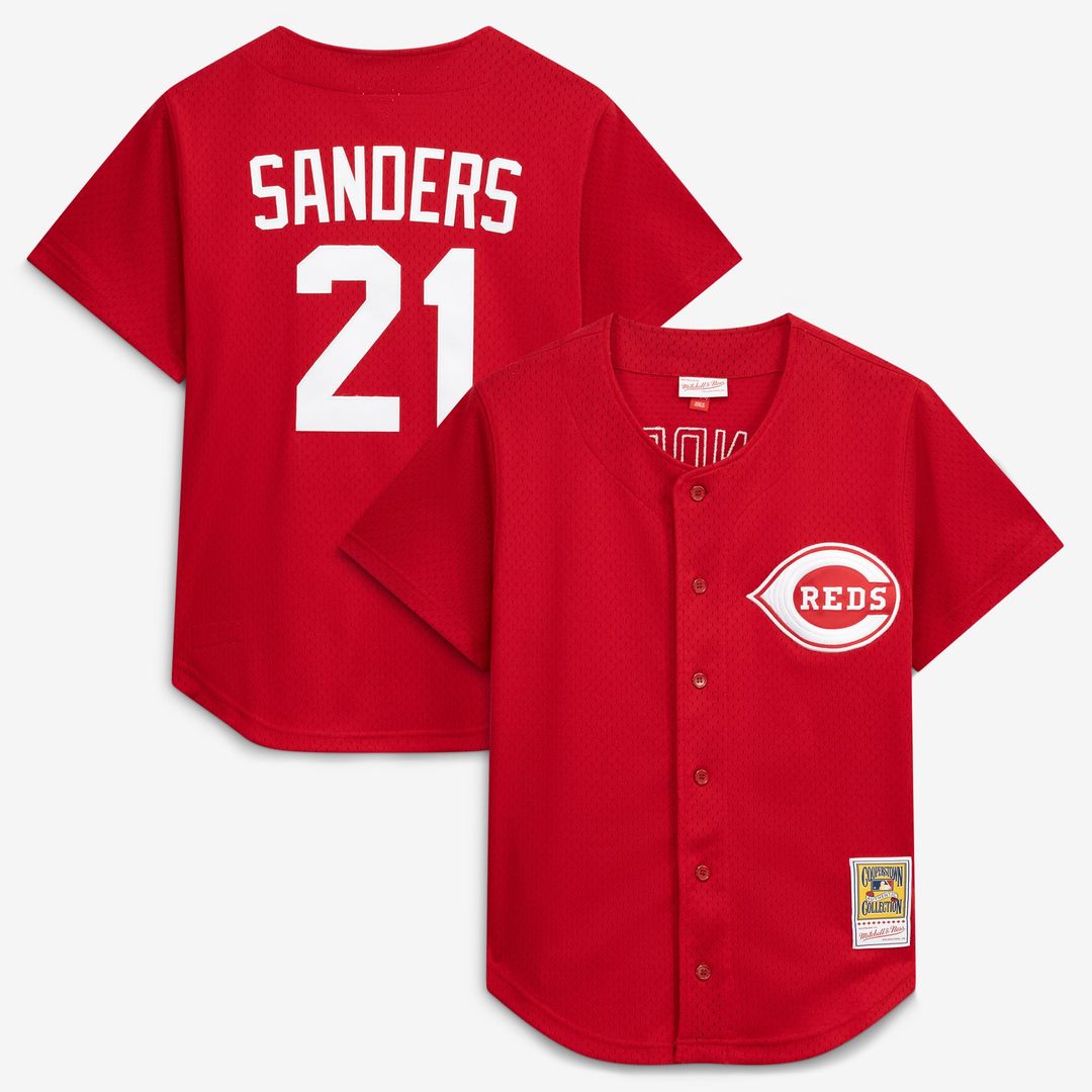 Cincinnati Reds Mitchell & Ness Red MLB baseball jersey
