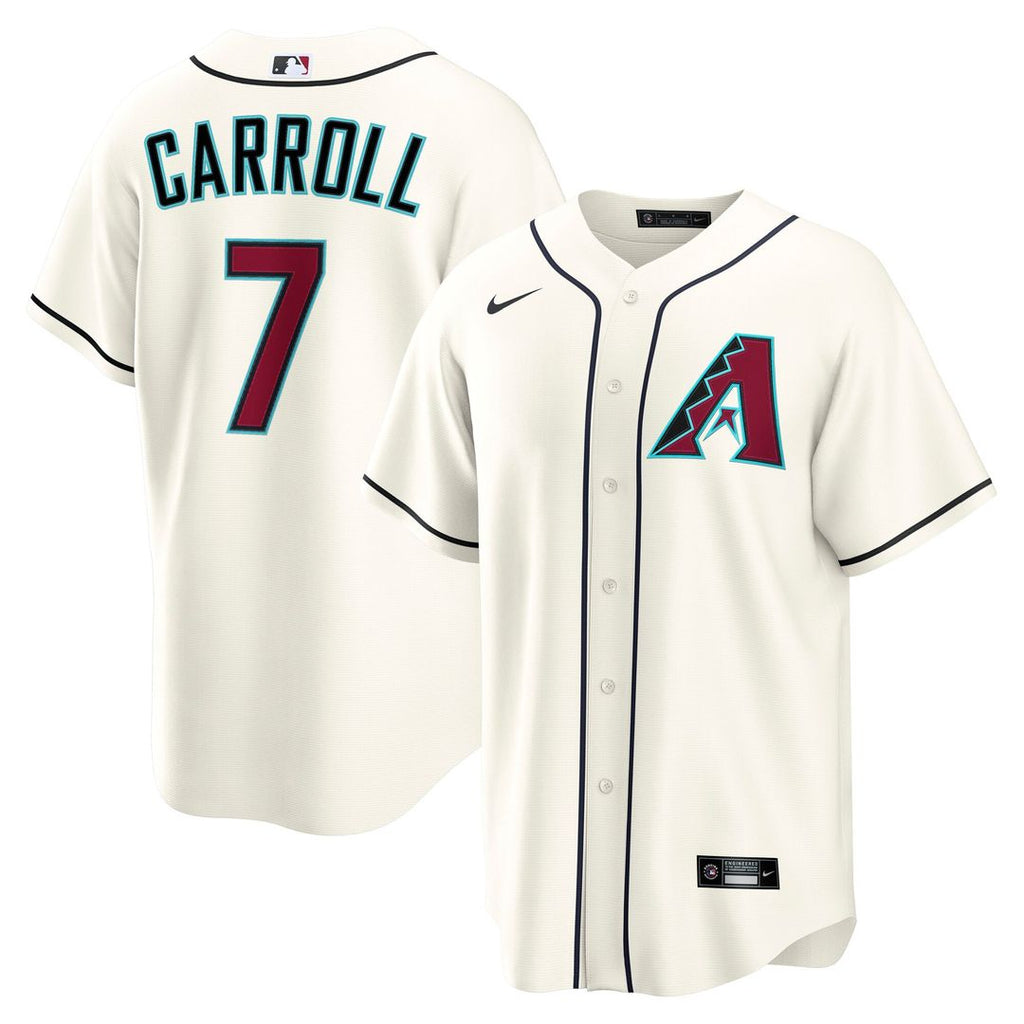 Arizona Diamondbacks Nike Cream Replica MLB baseball jersey