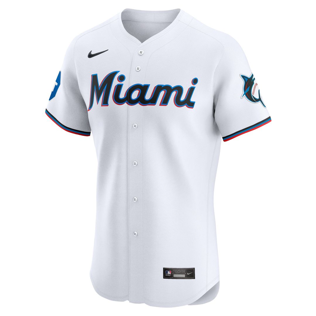 Miami Marlins Nike Jersey White